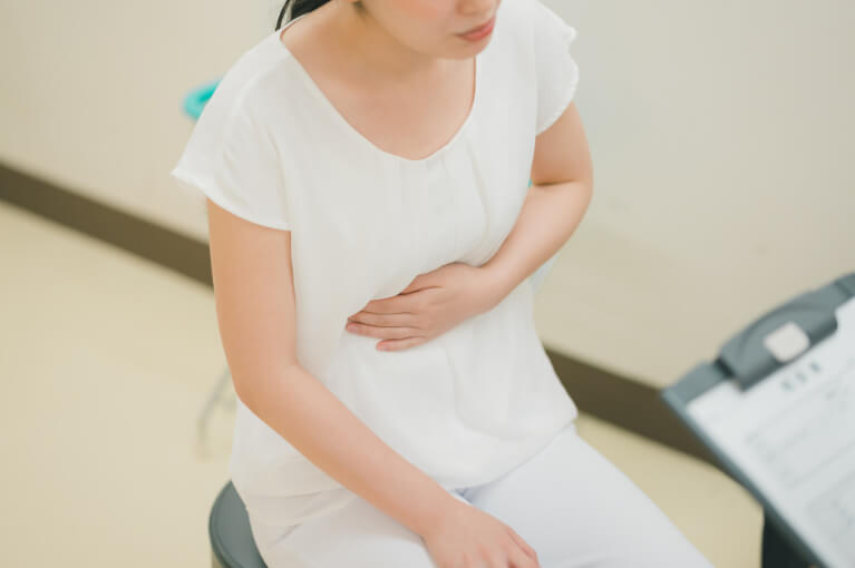 胃炎とは胃の粘膜に炎症がある状態です