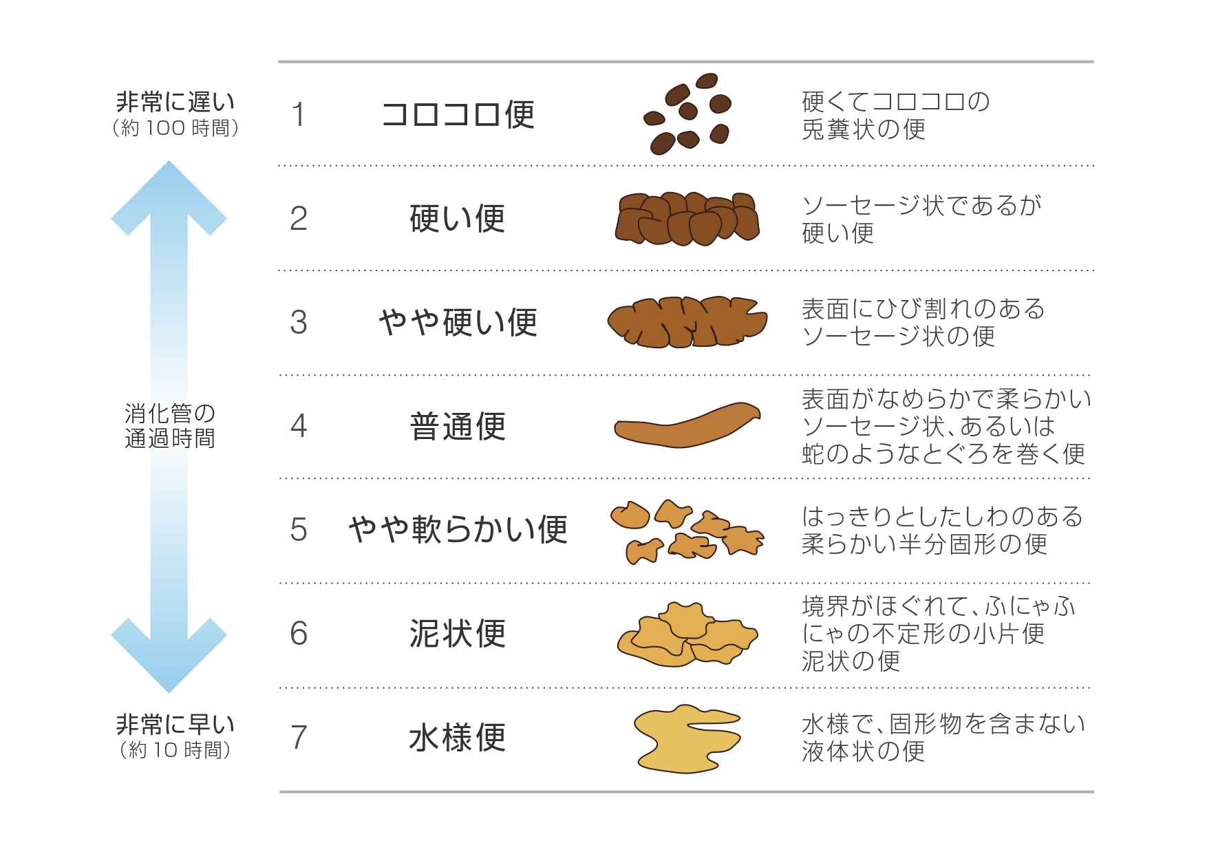 あなたの便の状態は？ご自身の便を観察してみましょう